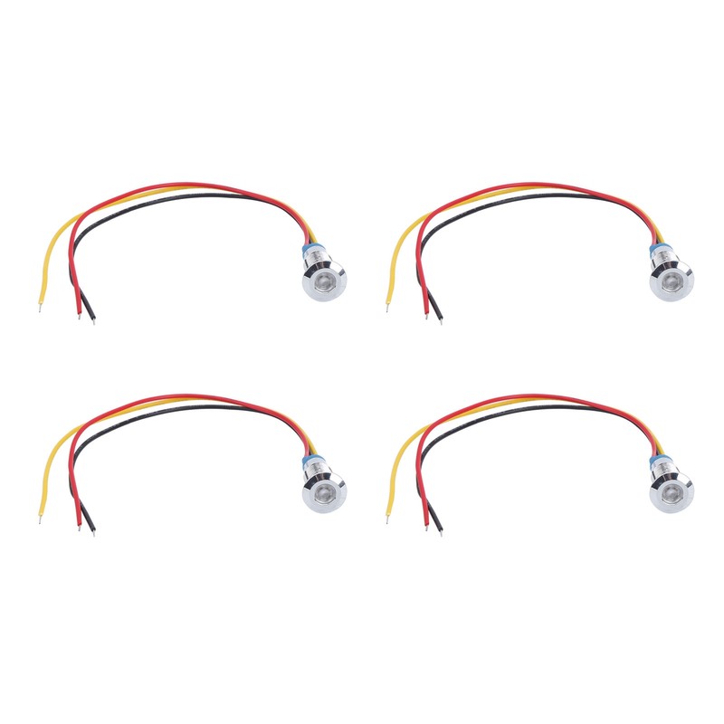 4 Set LED Indicator Light Common Cathode Lamp Industrial Control