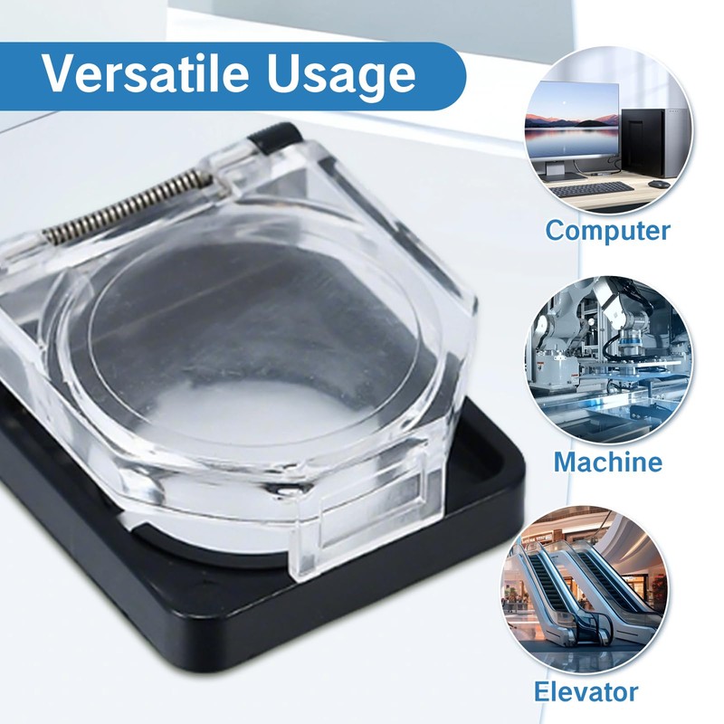 YKEBVPW Button Covers PC Power Switch Shield Power Push Proof