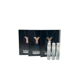 Yves Saint Laurent YSL Y Men EDP Sample Perfume EAU DE PARFUM Spray Trial Size Partially Filled Vials 1.2 ml / 0.04 fl oz (set of 3)