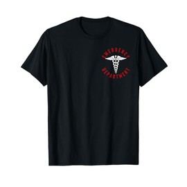 Mens Women Emergency Department 2 Sided Retro Er Nurse T-Shirt