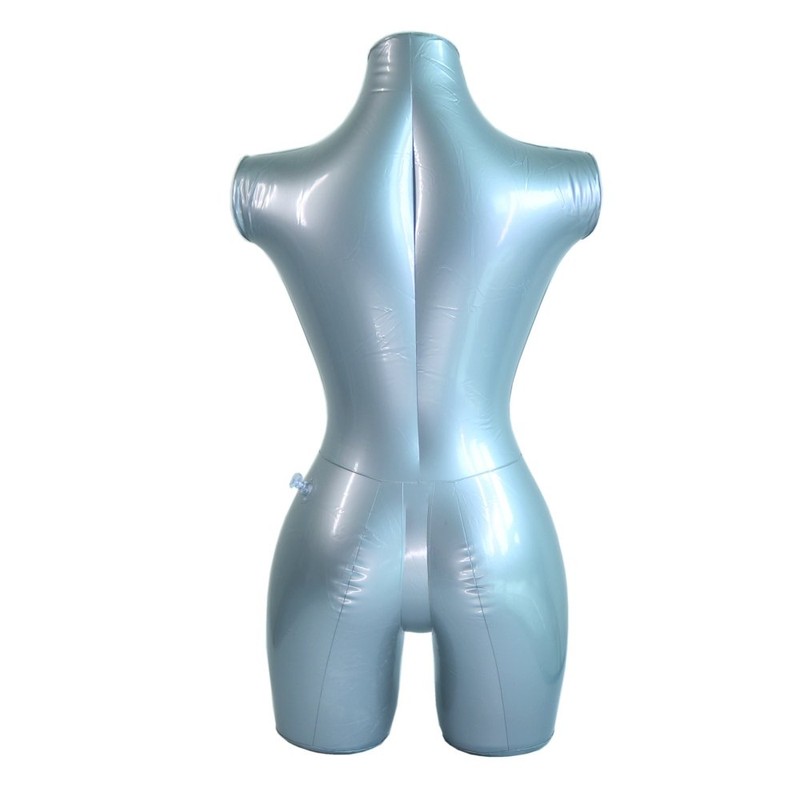 Inflatable Female Torso Model Half Body Mannequin Outerwear Exhibitor Props