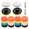 Xugoox 22Pcs 3 Inch Car Foam Polishing Pad Kit Includes