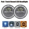 QULOOX For Chevy Bel Air 1955-1957 Pair 7" Inch Round