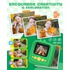 Lenudar Kids Camera Instant Print, 1080P Kids Digital Camera, Girls