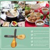 Alipis 2pcs Horn Spoon Horn Serving Spoon Horn Egg Spoons