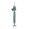 Rivers Edge Products Fishbone Wind Chime, Unique Fish Skeleton Wind