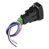 Qiilu Interruptor de luz antiniebla para automóvil, interruptor de luz