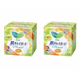 [Bulk Purchase] Laurier Skin Cleansing Guard, Featherless, 8.1 inches (20.5 cm), 2 Pack x 2 Sets