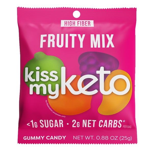 Kiss My Keto Gummy Fruity Mix 25g