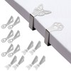 ZIGefofo Pack of 12 Tablecloth Clips Stainless Steel for Outdoor