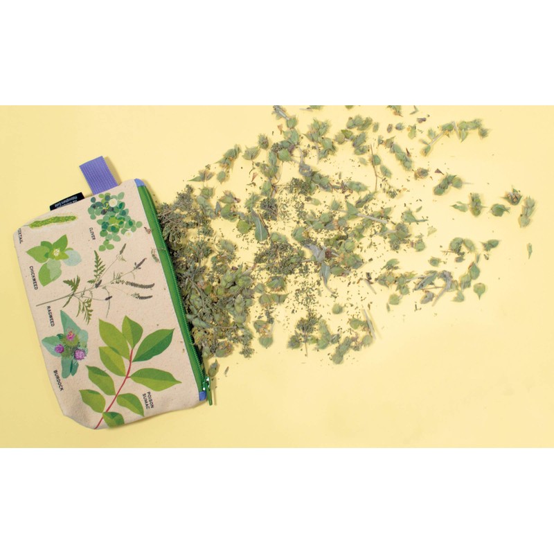 Weed Bag - 9" Zipper Pouch for Pencils, Tools, Cosmetics