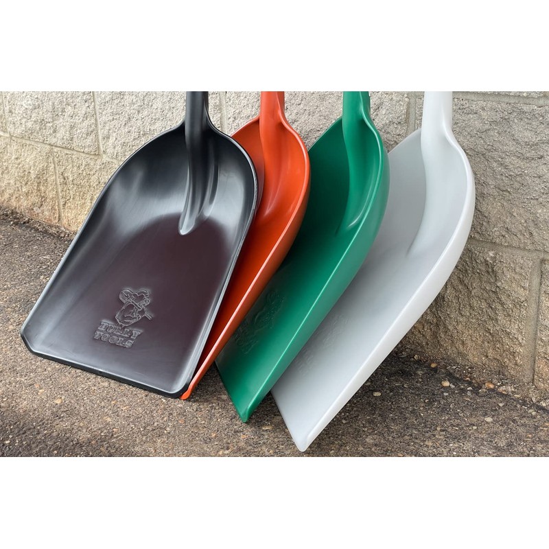 Bully Tools 92801 42-Inch One-Piece Poly Scoop/Shovel (Black)
