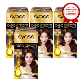 Saios Oleo Cream Gray Cover Hair Dye 100g x 4 / 사이오스 올레오크림 새치커버 염색약 100g x4개