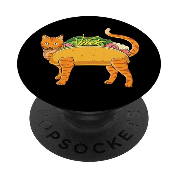 Taco cat funny kitten pet lover- tacocat PopSockets Swappable PopGrip