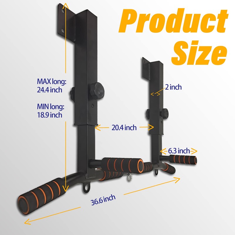 BDL Joist Mount Pull Up Bar, Heavy Duty Chin Up