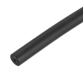 QUARKZMAN Foam Hose for Handle Support Pipe Insulation 1/8" ID 1/2" OD 2m Length Black