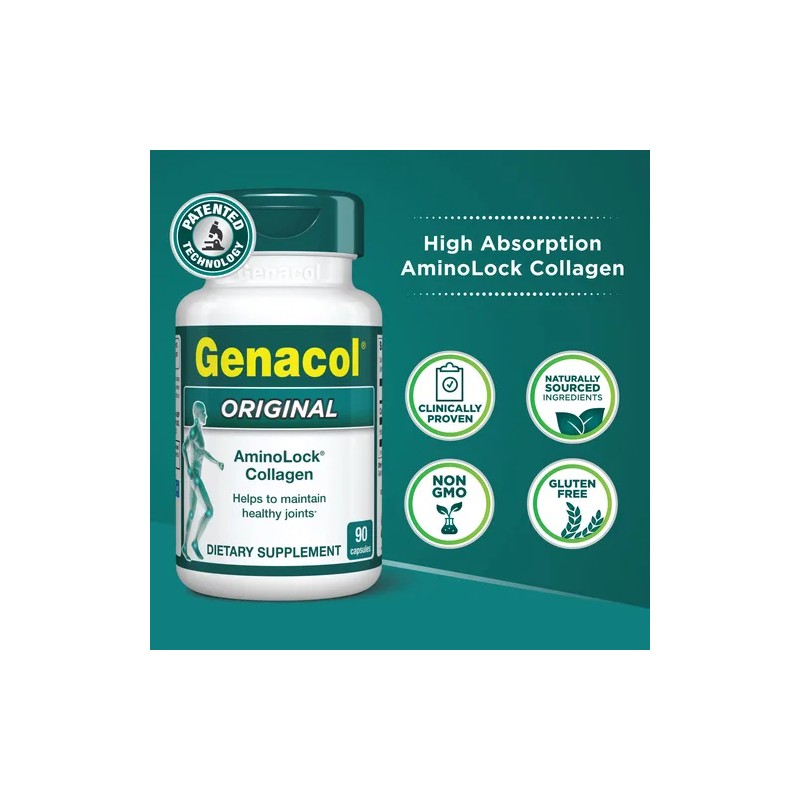 Genacol Original Colágeno Ultra Hidrolizado, 90 Cápsulas