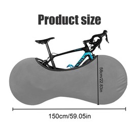 Sikweny Bicycle Tarpaulin Dust and Waterproof Bicycle Cover Rubber Band Hems Bike Cover Simple Design Used for Picnic Mat Tent Ground Tarpaulin Emergency Rain Cape Garden Protection Furniture