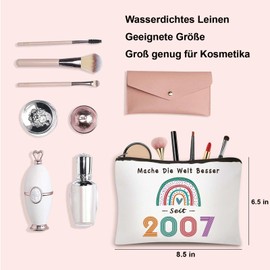 CoCoCherry 18th Birthday Girl - Gifts for 18th Birthday Girl Makeup Bag, 18th Birthday (2007)