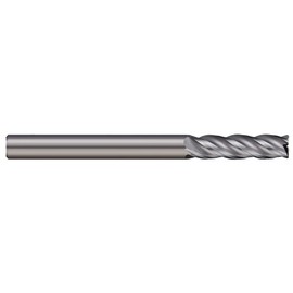 Micro 100 VLM-250-5-020 Corner Radius End Mill, 1/4" Cutter Dia, 1-1/8" LOC, .020" Corner Rad, 5 Fl, 1/4" Shank Dia, 3" OAL, Uncoated