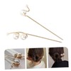 Baluue Hair Sticks for Women 2 Pack Pearl Hair Pins