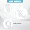 50 Pieces Plastic glider Curtain Hooks track hooks for curtains