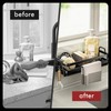 LBTING Sponge Holder for Kitchen Sink, Wall Mounted Sink Caddy