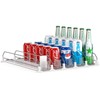 Soda Can Dispenser for Refrigerator,Self-Pushing Drink Organizer for Fridge, Width