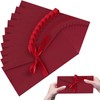 NINFEIQI 10 Pack Gift Envelopes with Ribbon, Kraft Paper Envelope