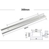 2pcs T-Slot Trucks 30mm Standard Miter Truck for Miter Slot