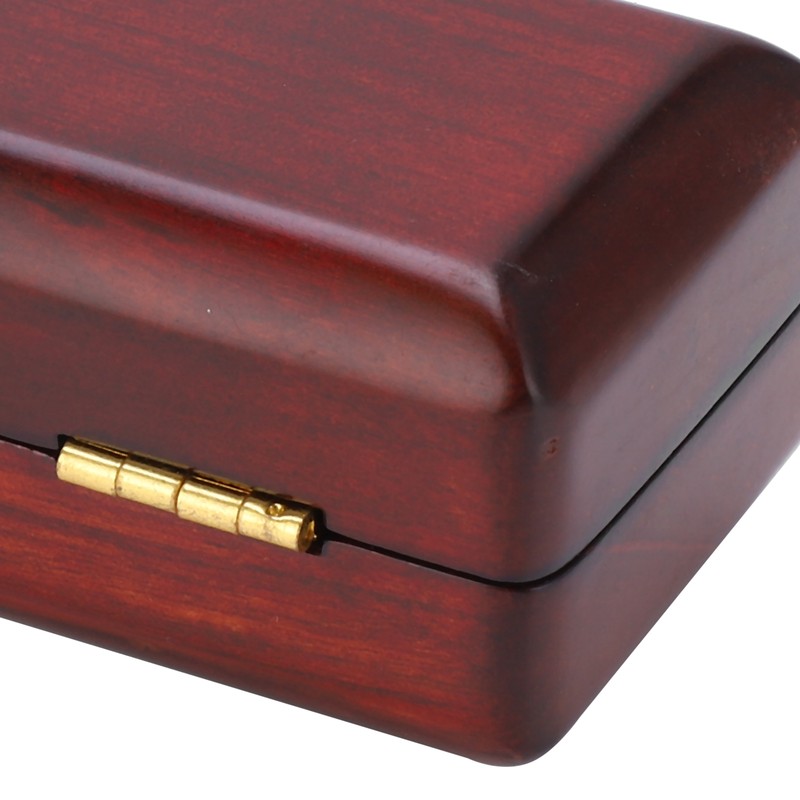Solid Wood Mouthpiece Case Box Portable Storage for Sax Musical