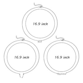 PANTIDE 3Pcs Aquarius Zodiac Layer Necklaces for Women Retro Silver Plated 12 Constellation Pendant Exquisite Letter Horoscope Old English Zodiac Sign Necklace for Birthday Gifts(Silver)