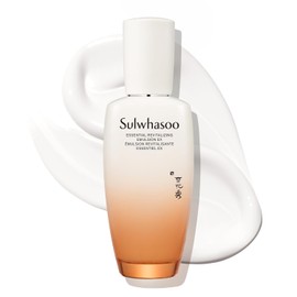 Sulwhasoo Essential Balancing Emulsion Hidratante facial coreano ligero Hidrata y suaviza la piel Loción diaria para pieles secas, normales y mixtas Cuidado de la piel coreano, 4.22 onzas líquidas
