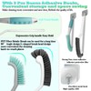 2Pcs Cleaning Brushes, Multi-Purpose Right Angle Brush Scrubbing Kitchen Bathroom