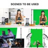 Yesker 8.5x10ft Green Screen Backdrop Kit with Stand Photography Greenscreen