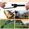 3/8 inch Plastic-Coated Bungee Shock Cord Hook, 30 PCs Plastic