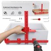 Cabinet Hardware Jig,Aluminum Alloy Cabinet Door Handle Jig for Handles