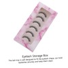 TOVINANNA 40pcs Marble Design Empty Eyelash Holder Cases Lightweight Eyelash