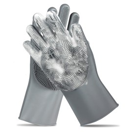 COMMEMA Pet Grooming Gloves - Massage Mitt for Dogs & Cats