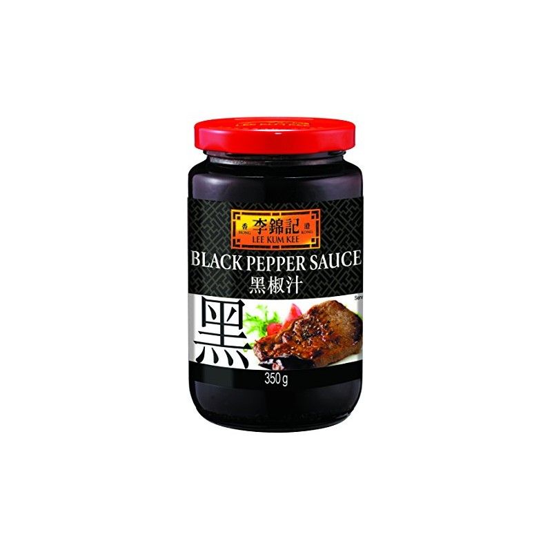 Lee Kum Kee Black Pepper Sauce, 12.4-Ounce Jars (Pack of