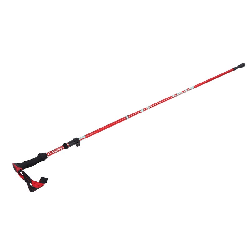 Hiking Pole Aluminium Alloy Telescopic Collapsible Multifunctional Outdoor Walking Stick