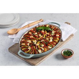 Le Creuset Enamel Cast Iron Signature Oval Baker, 3 quart, Marseille