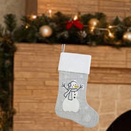 Comfy Hour Muñeco de nieve de invierno de 20 pulgadas, muñeco de nieve con bufanda, poliéster, colección de día festivo de invierno