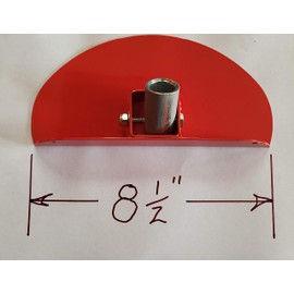 Design-All Culvert Cleaning Hand Tool, Made in USA, for Cleaning a 10" Diameter Culvert Pipe, This Size Designed for Culvert Pipes with 10" I.D (Handle is NOT Included) Tool is 8 1/2" Wide