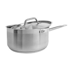 TrueCraftware- 6 Quart Stainless Steel SaucePan with Lid- Multipurpose Sauce Pan Cookware Set Use for Home Kitchen or Restaurant Cooking Sauce Pan Oven Safe Pot and Pan Induction Ready & NSF