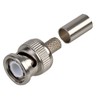 PRO SIGNAL RW1-003 B ZINC 75 ohm BNC Crimp Plug, Zinc - RG59/U Cable