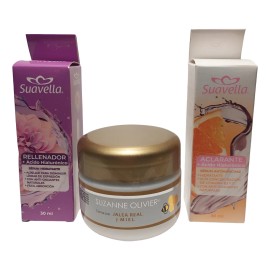 Kit Suero Fácial Dia Noche Crema Facial Jalea Real