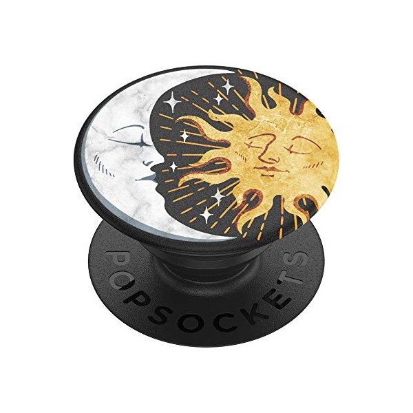 PopSockets: Phone Grip with Expanding Kickstand, Pop Socket for Phone - Sun and Moon