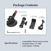 FIFIELD 3"/7.6cm Camera Suction Cup Phone Mount with Ball Head