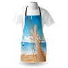 Ambesonne Beach Apron, Legs of the Lady Laying in the